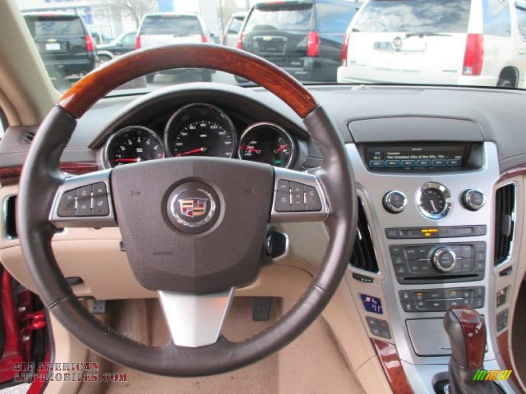 2011 CTS 4 3.6 AWD Sedan - Crystal Red Tintcoat / Cashmere/Cocoa photo #12
