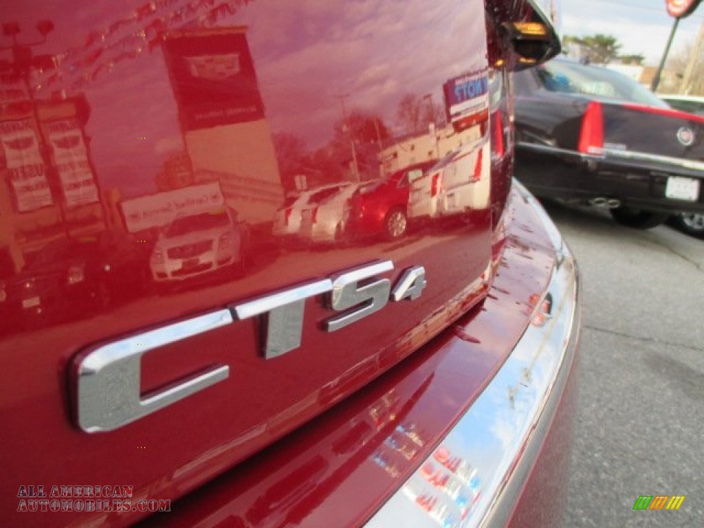 2011 CTS 4 3.6 AWD Sedan - Crystal Red Tintcoat / Cashmere/Cocoa photo #27