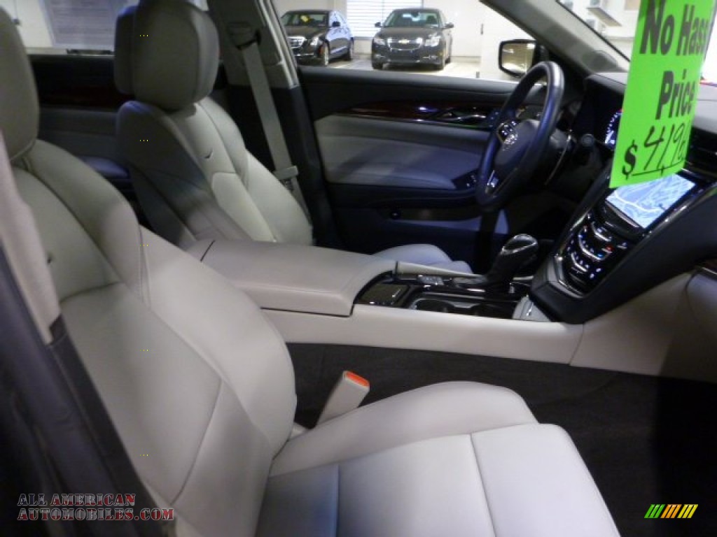 2014 CTS Luxury Sedan AWD - Phantom Gray Metallic / Light Cashmere/Medium Cashmere photo #16