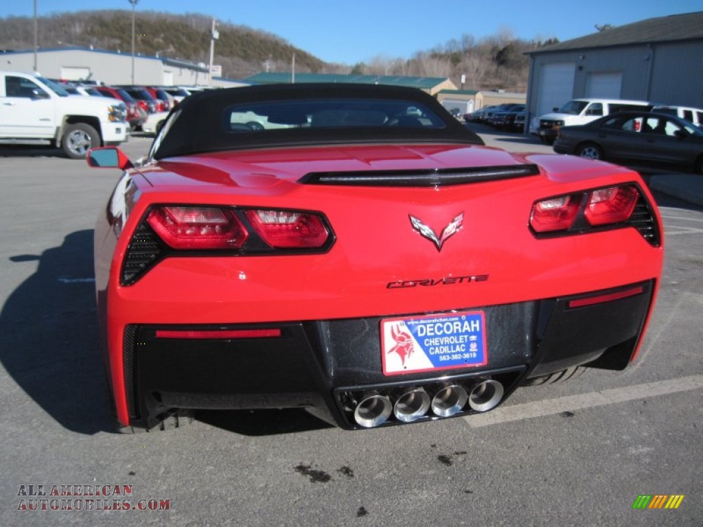 2015 Corvette Stingray Convertible - Torch Red / Jet Black photo #5