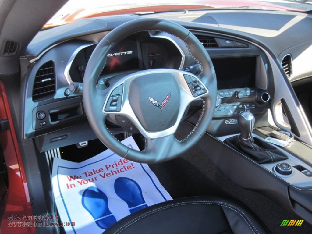 2015 Corvette Stingray Coupe Z51 - Daytona Sunrise Orange Metallic / Jet Black photo #11