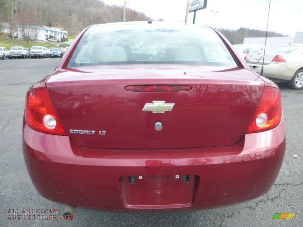 2008 Cobalt LT Sedan - Sport Red Tint Coat / Neutral photo #5
