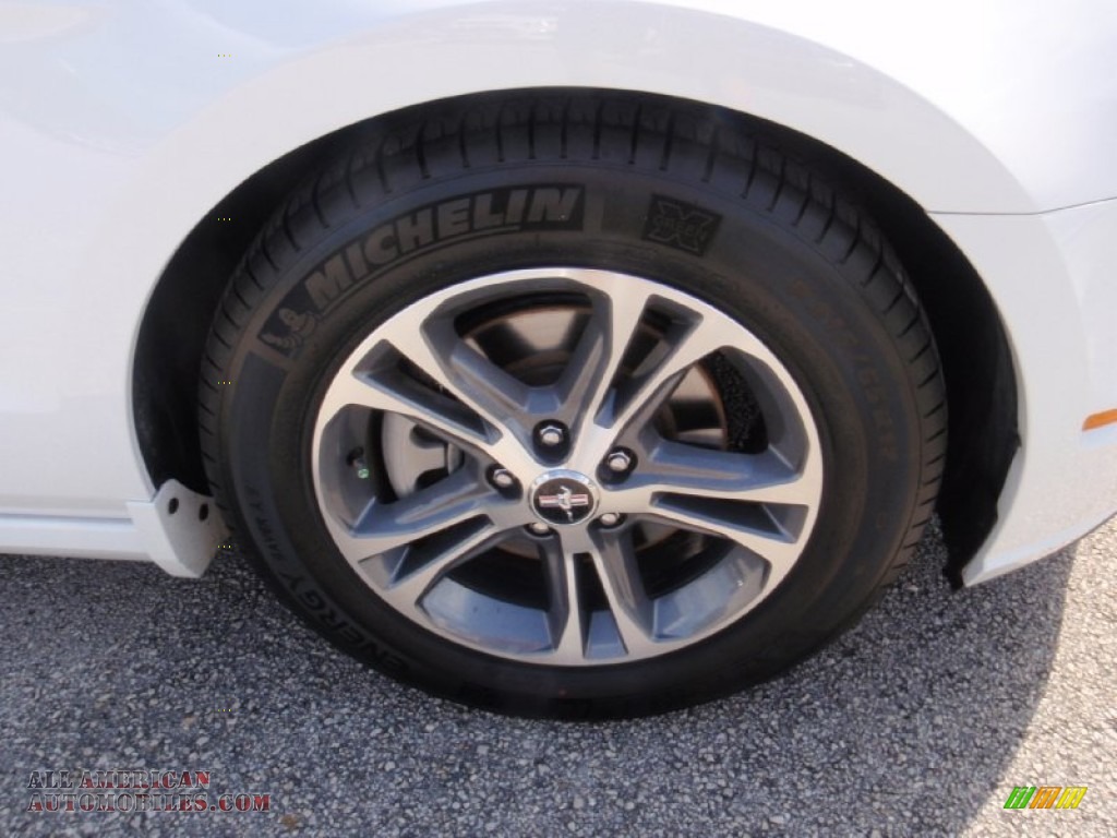 2014 Mustang V6 Premium Convertible - Oxford White / Charcoal Black photo #3