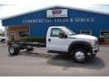 Ford F550 Super Duty XLT Regular Cab Chassis Oxford White photo #3