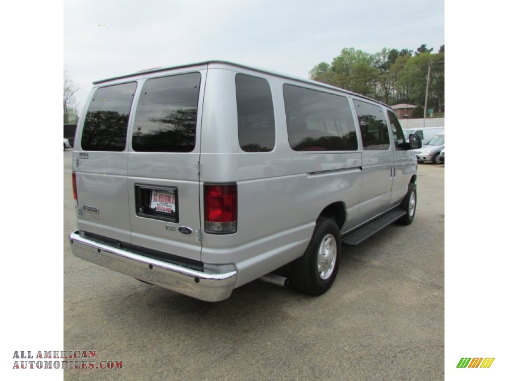 2012 E Series Van E350 XLT Extended Passenger - Ingot Silver Metallic / Medium Flint photo #6