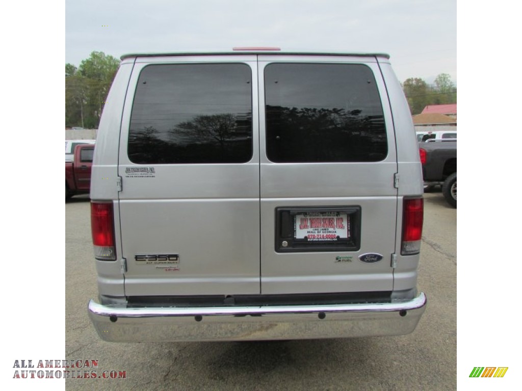 2012 E Series Van E350 XLT Extended Passenger - Ingot Silver Metallic / Medium Flint photo #7