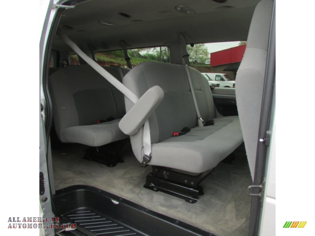2012 E Series Van E350 XLT Extended Passenger - Ingot Silver Metallic / Medium Flint photo #10