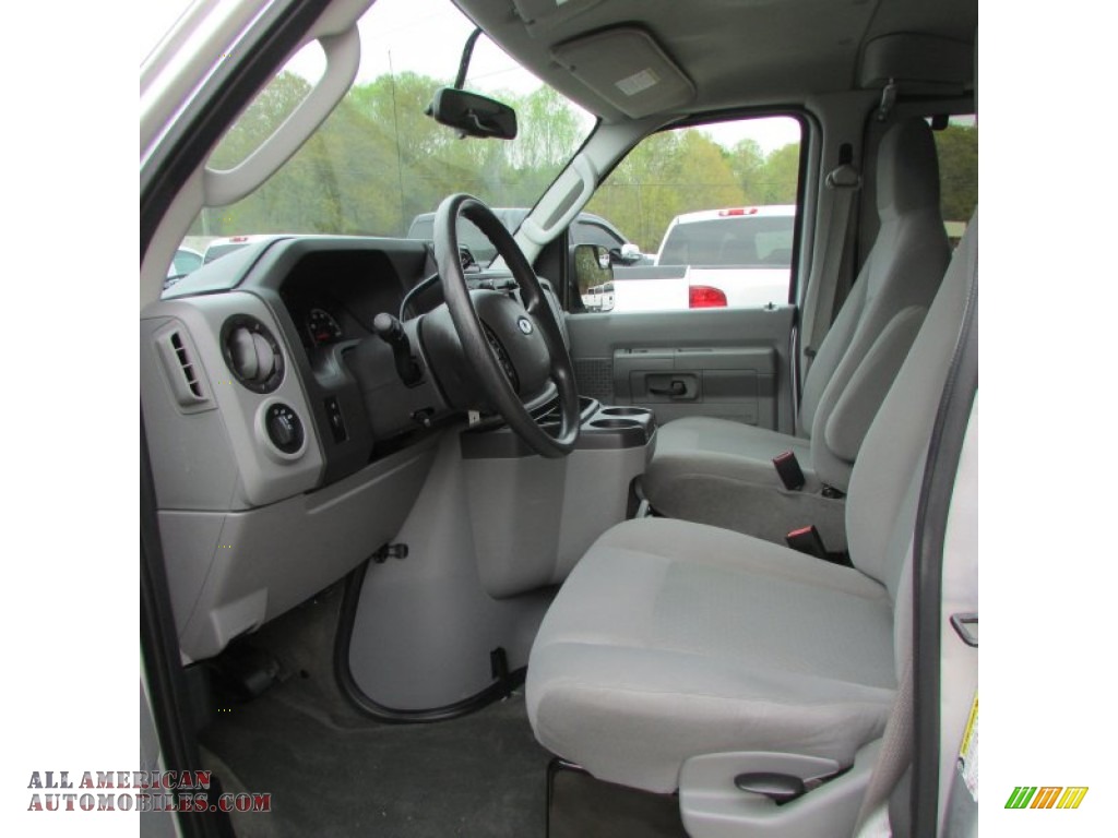 2012 E Series Van E350 XLT Extended Passenger - Ingot Silver Metallic / Medium Flint photo #47