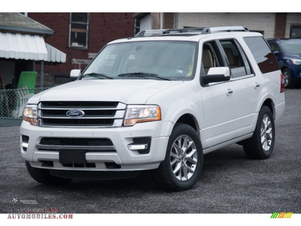 2015 Expedition Limited 4x4 - Oxford White / Dune photo #1