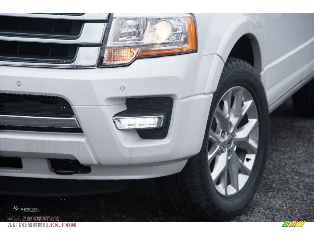 2015 Expedition Limited 4x4 - Oxford White / Dune photo #3