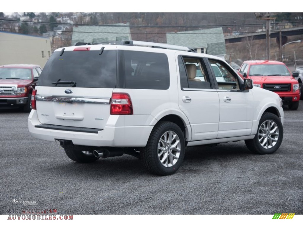 2015 Expedition Limited 4x4 - Oxford White / Dune photo #4