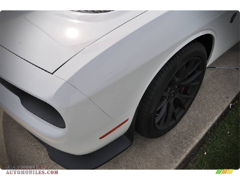 2015 Challenger SRT Hellcat - Bright White / Black/Sepia photo #9