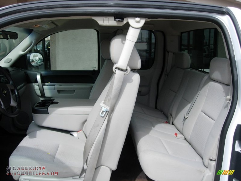 2011 Silverado 1500 LT Extended Cab 4x4 - Summit White / Light Titanium/Ebony photo #10