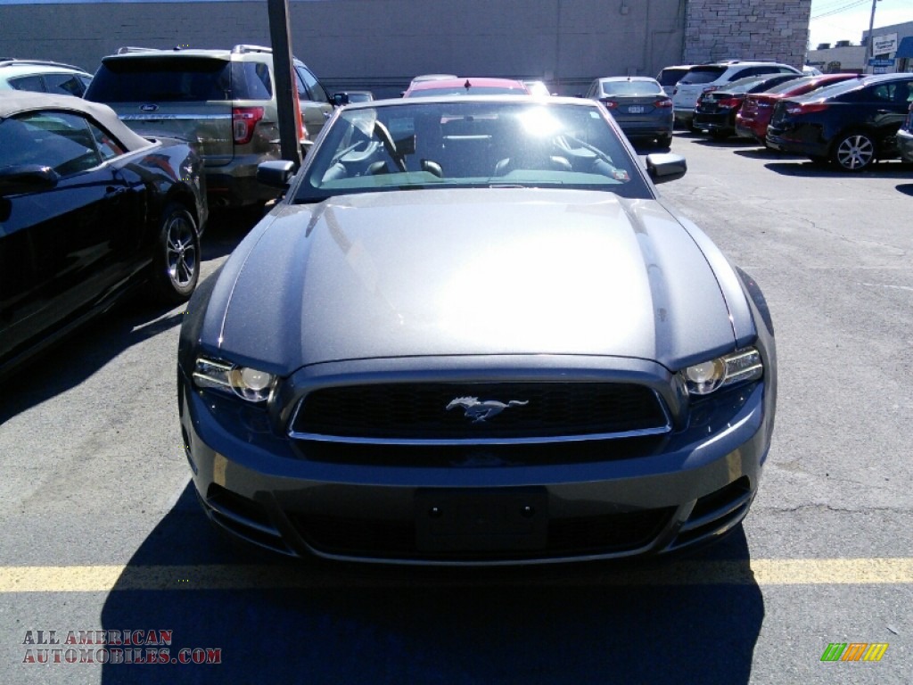 2014 Mustang V6 Premium Convertible - Sterling Gray / Charcoal Black photo #2