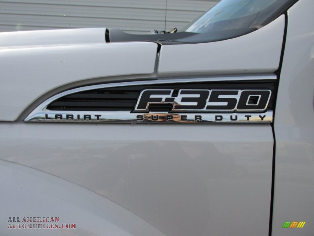 2015 F350 Super Duty Platinum Crew Cab 4x4 DRW - White Platinum / Platinum Pecan photo #14
