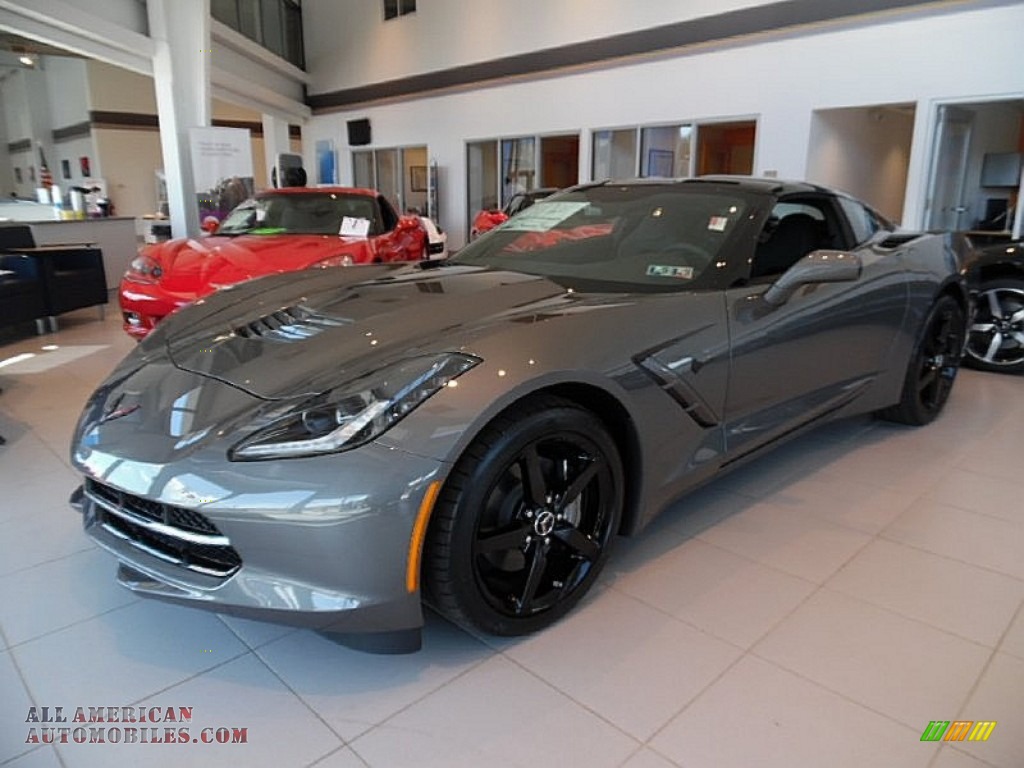 Chevrolet Corvette Stingray Coupe In Shark Gray Metallic Photo