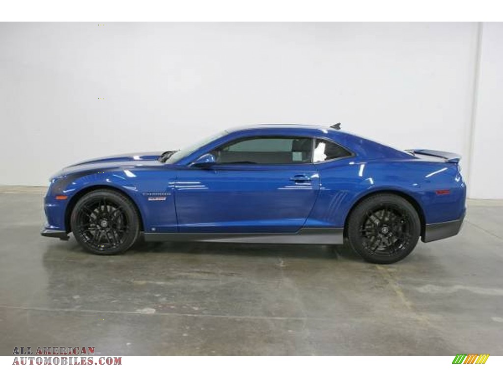 2010 Camaro SS Hennessey HPE550 Supercharged Coupe - Aqua Blue Metallic / Gray photo #1