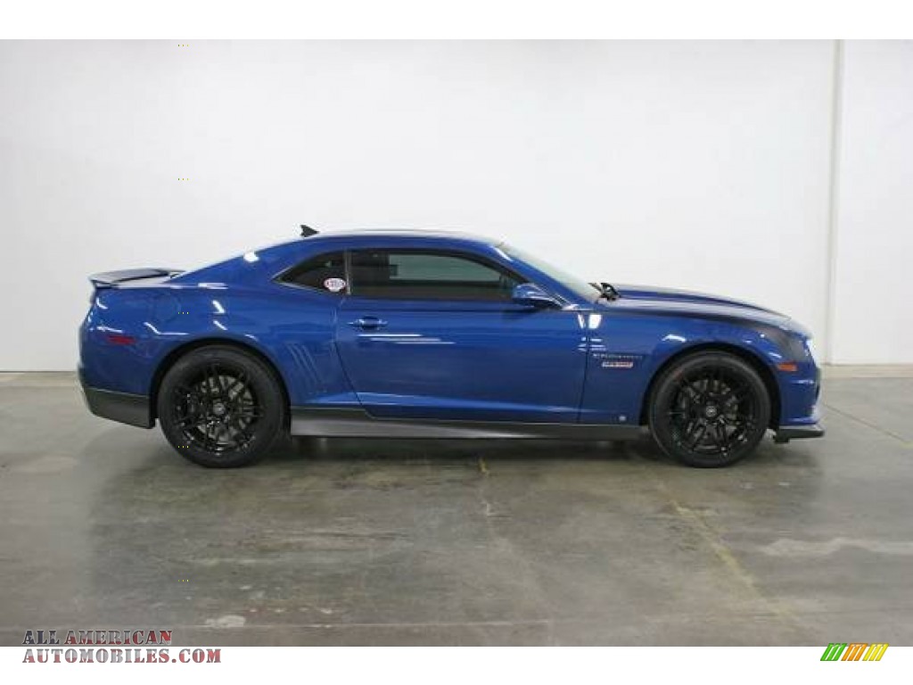 2010 Camaro SS Hennessey HPE550 Supercharged Coupe - Aqua Blue Metallic / Gray photo #5