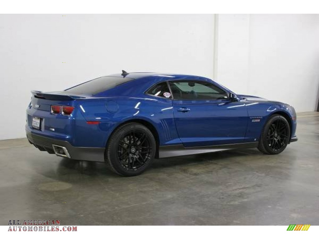 2010 Camaro SS Hennessey HPE550 Supercharged Coupe - Aqua Blue Metallic / Gray photo #18