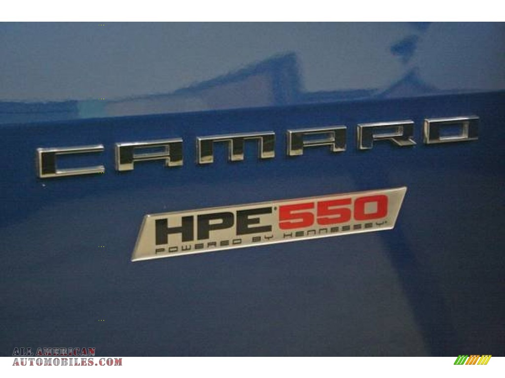 2010 Camaro SS Hennessey HPE550 Supercharged Coupe - Aqua Blue Metallic / Gray photo #21