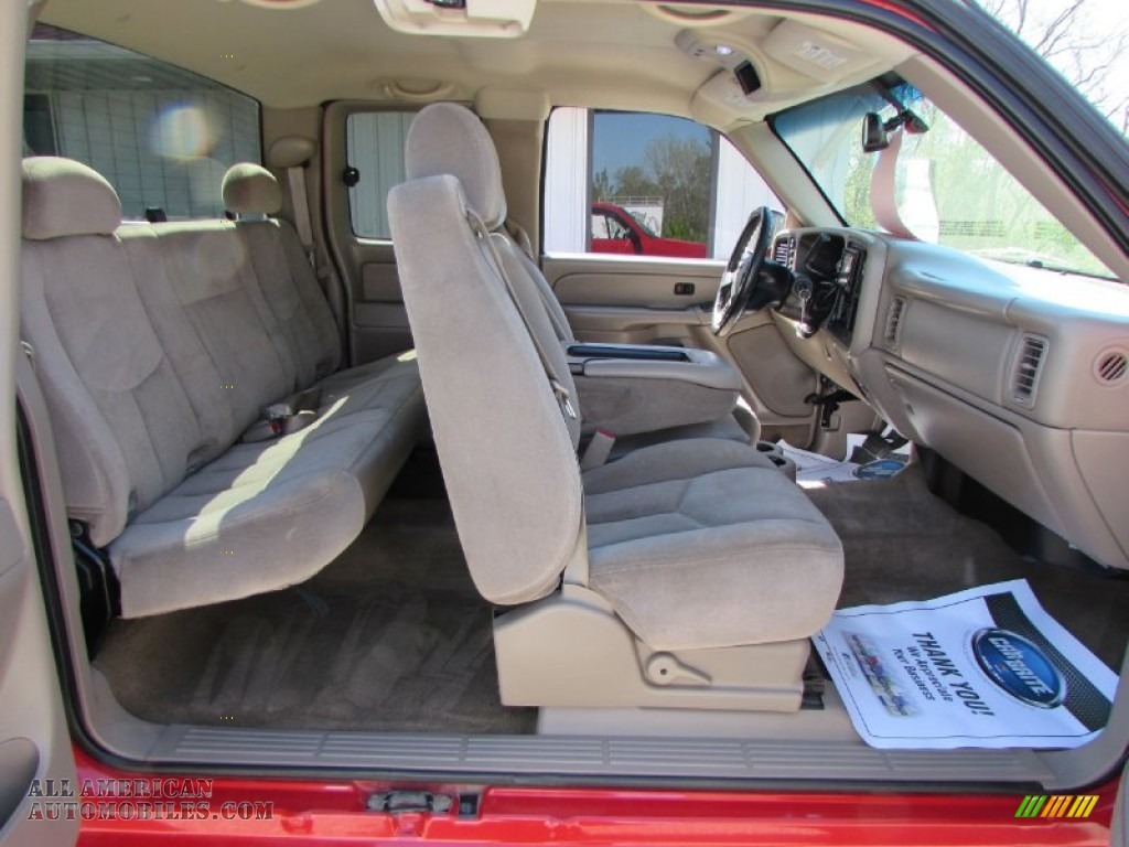 2005 Sierra 1500 SLE Extended Cab 4x4 - Fire Red / Neutral photo #18