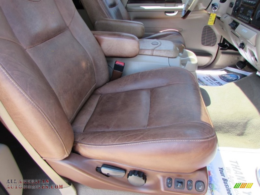 2006 F350 Super Duty King Ranch Crew Cab 4x4 Dually - Dark Copper Metallic / Castano Brown Leather photo #25