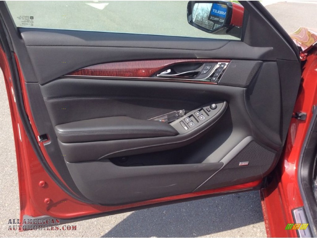 2015 CTS 2.0T Luxury AWD Sedan - Red Obsession Tintcoat / Jet Black/Jet Black photo #14
