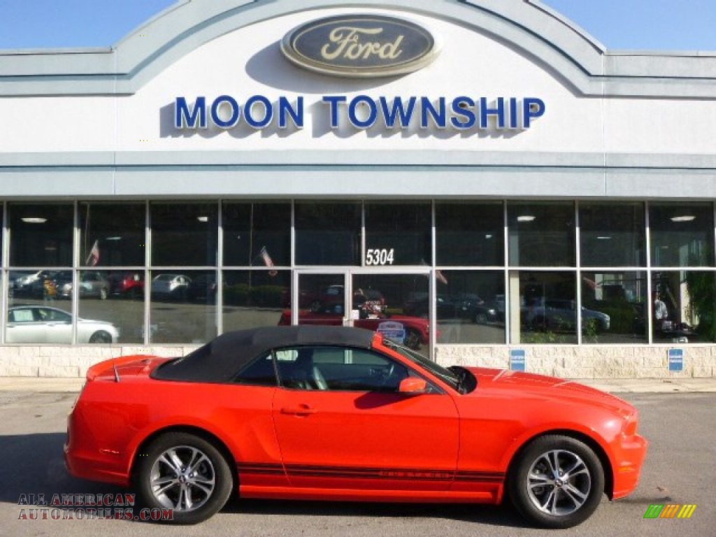 Race Red / Charcoal Black Ford Mustang V6 Premium Convertible