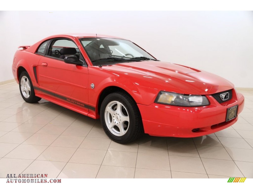 Torch Red / Medium Graphite Ford Mustang V6 Coupe