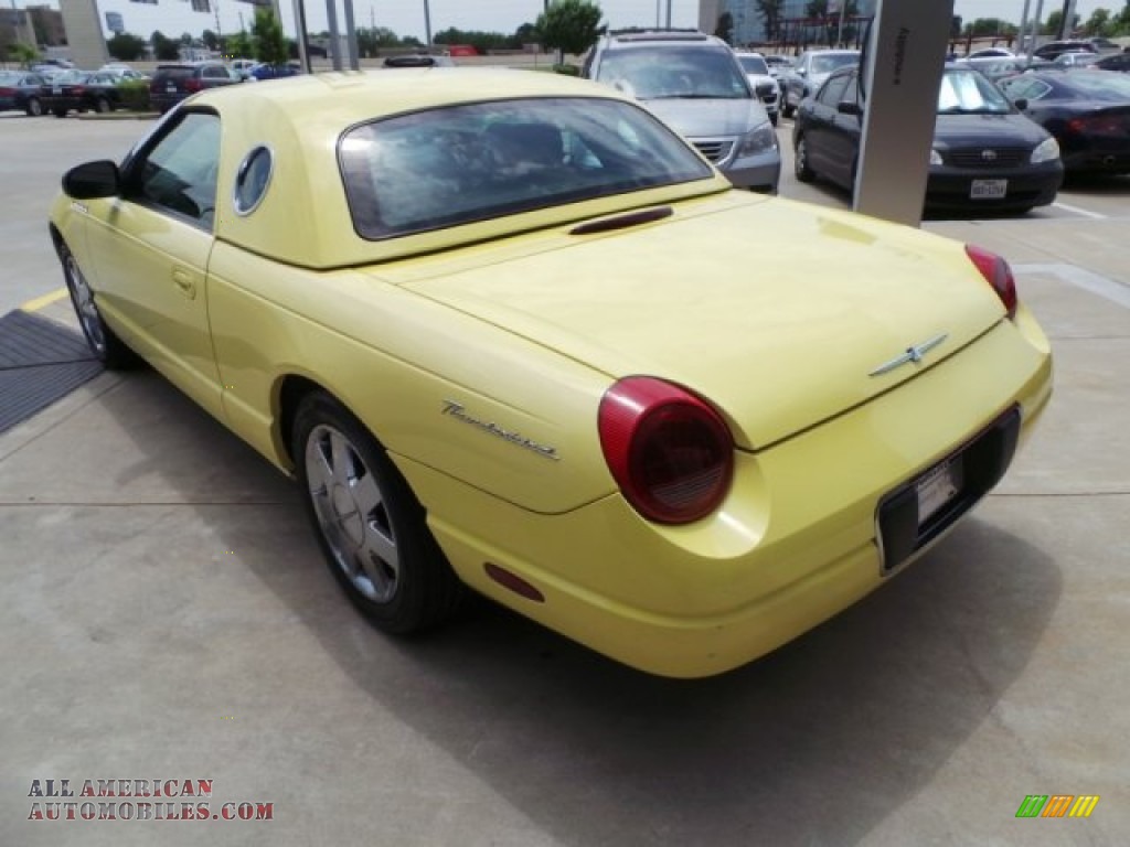 2002 Thunderbird Deluxe Roadster - Inspiration Yellow / Inspiration Yellow photo #5