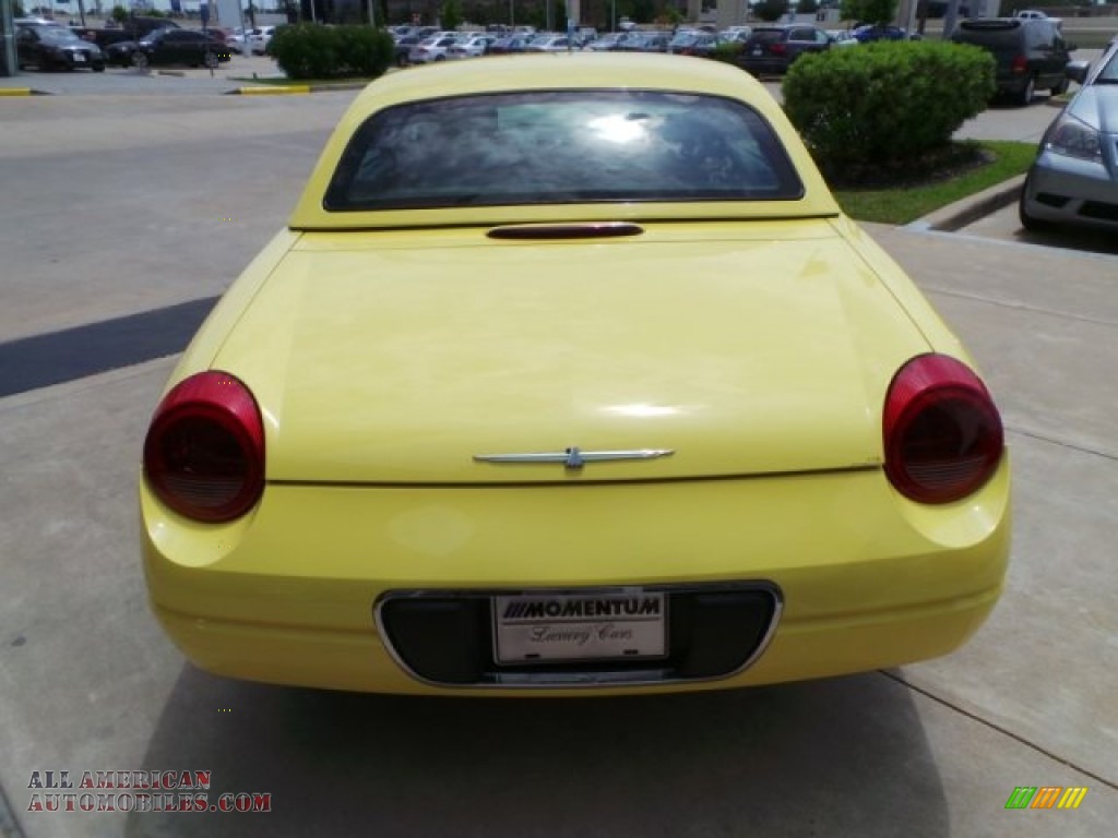 2002 Thunderbird Deluxe Roadster - Inspiration Yellow / Inspiration Yellow photo #6
