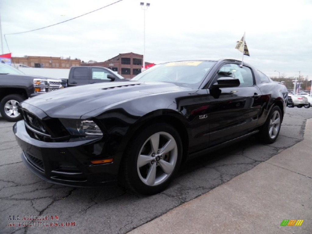 2014 Mustang GT Premium Coupe - Black / Charcoal Black photo #7