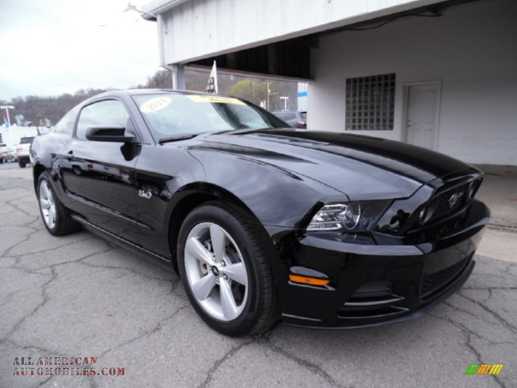 2014 Mustang GT Premium Coupe - Black / Charcoal Black photo #9