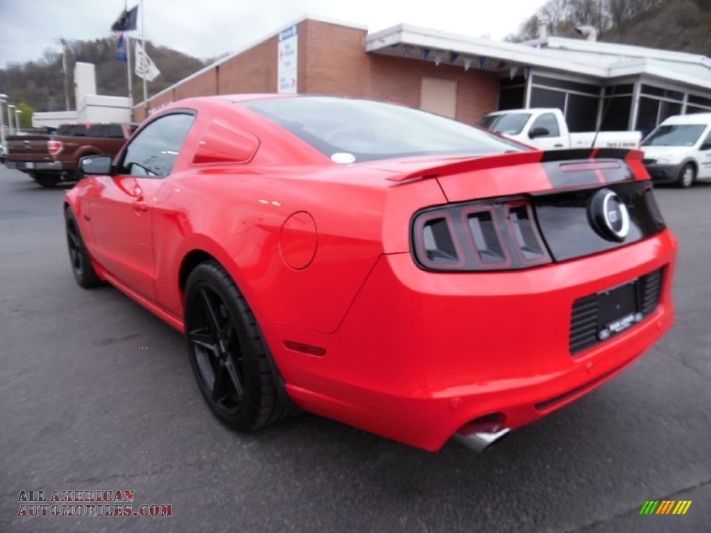 2014 Mustang GT Premium Coupe - Race Red / Charcoal Black photo #5