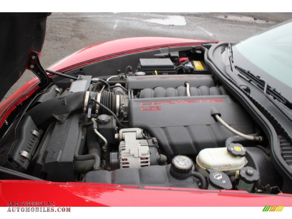 2005 Corvette Coupe - Precision Red / Ebony photo #16