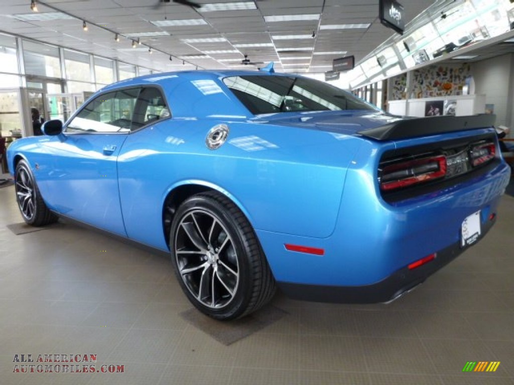 2015 Challenger R/T Scat Pack - B5 Blue Pearl / Black photo #2