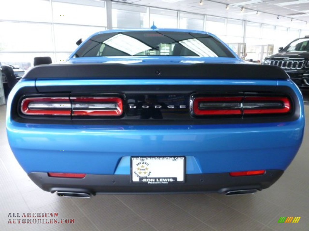 2015 Challenger R/T Scat Pack - B5 Blue Pearl / Black photo #3