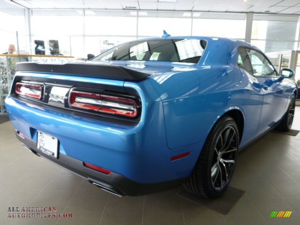 2015 Challenger R/T Scat Pack - B5 Blue Pearl / Black photo #4