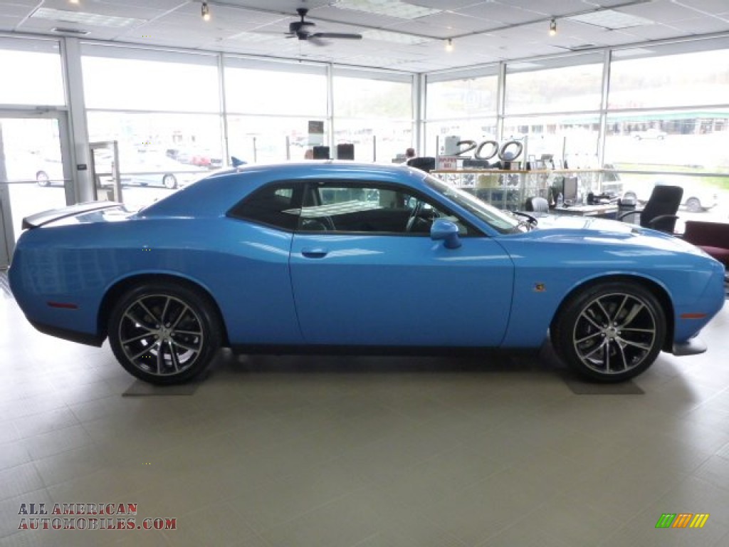 2015 Challenger R/T Scat Pack - B5 Blue Pearl / Black photo #5