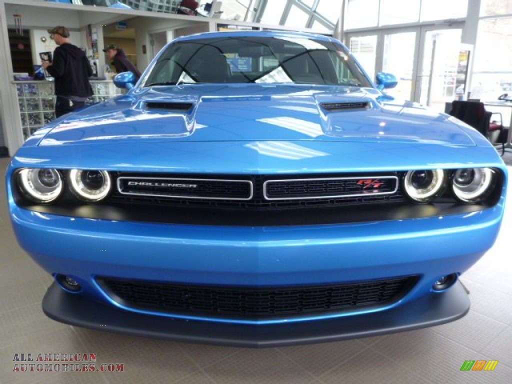 2015 Challenger R/T Scat Pack - B5 Blue Pearl / Black photo #7