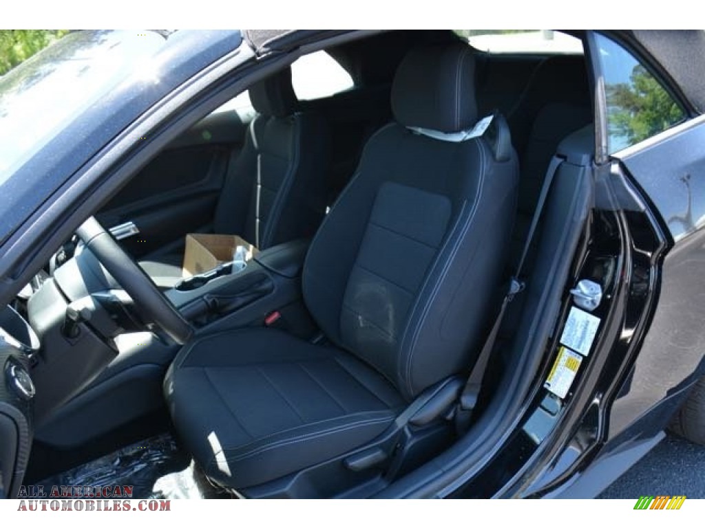 2015 Mustang V6 Convertible - Black / Ebony photo #10