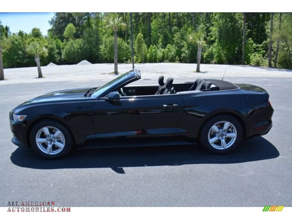 2015 Mustang V6 Convertible - Black / Ebony photo #13