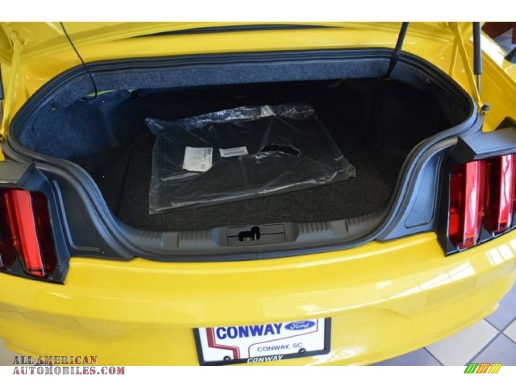2015 Mustang V6 Convertible - Triple Yellow Tricoat / Ebony photo #13