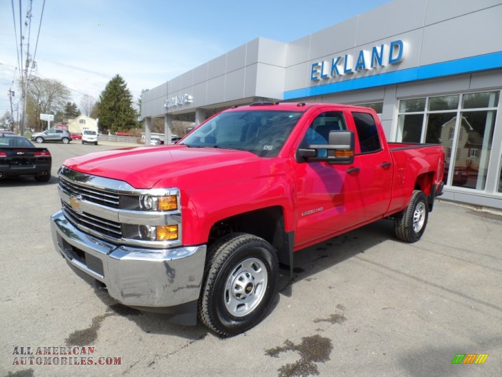 2015 Chevrolet Silverado 2500hd Wt Double Cab 4x4 In Victory Red Photo