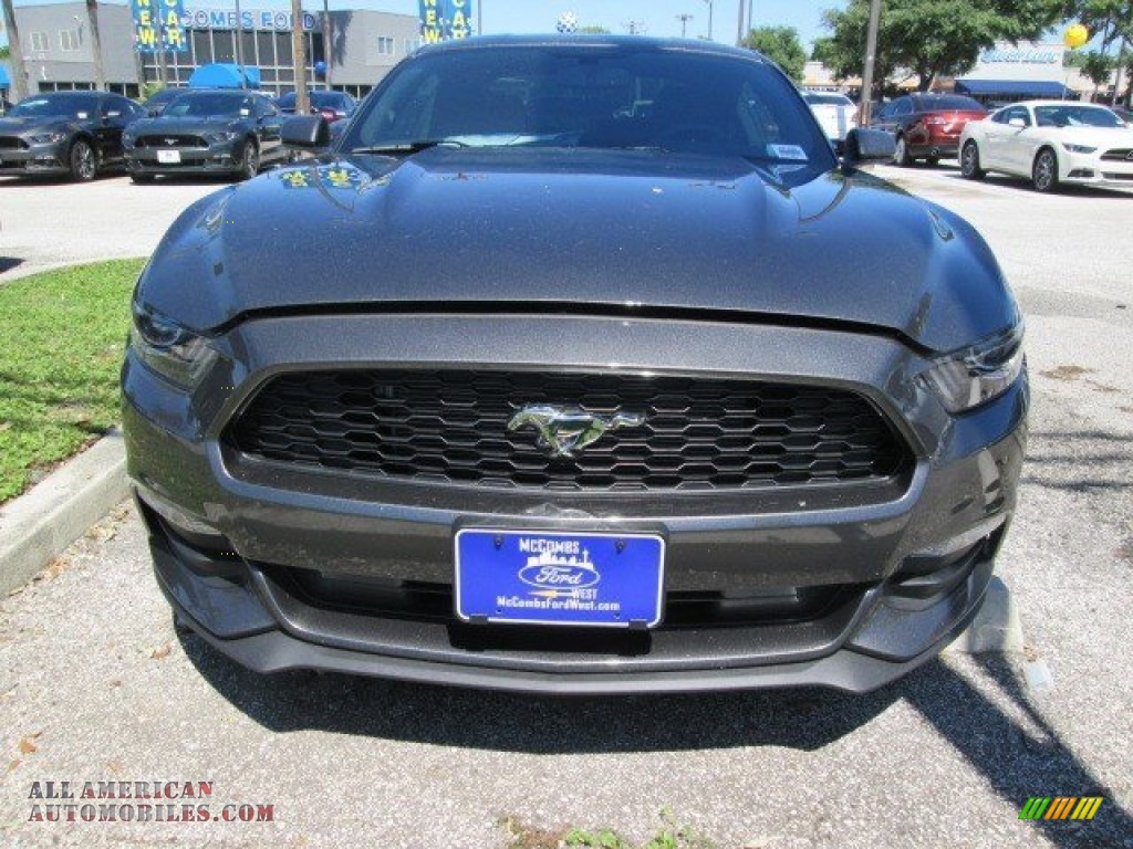 2015 Mustang V6 Coupe - Magnetic Metallic / Ebony photo #4