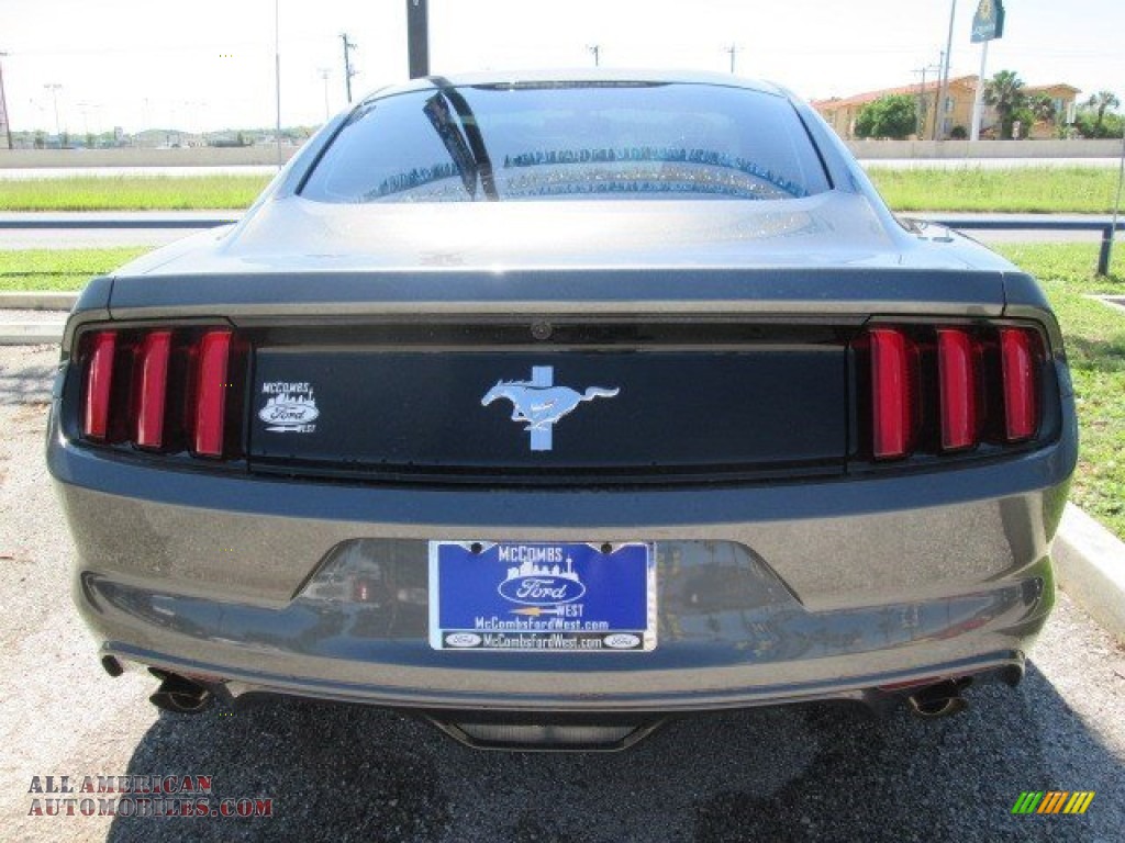 2015 Mustang V6 Coupe - Magnetic Metallic / Ebony photo #8