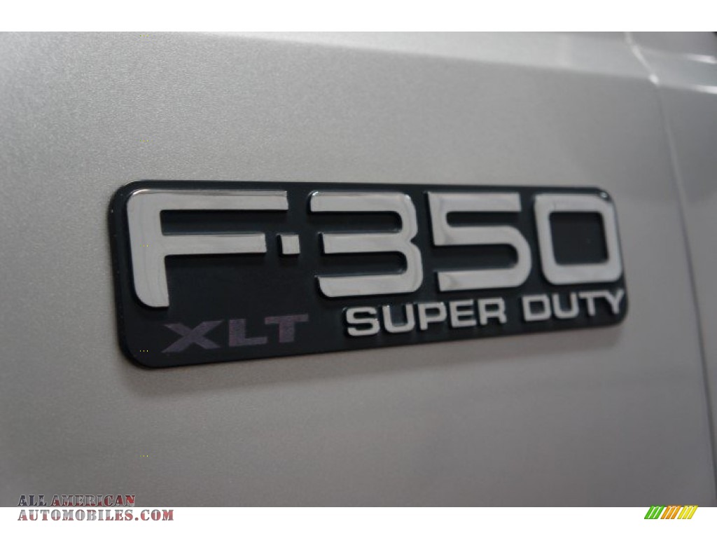 2001 F350 Super Duty XLT Crew Cab 4x4 - Silver Metallic / Medium Graphite photo #68