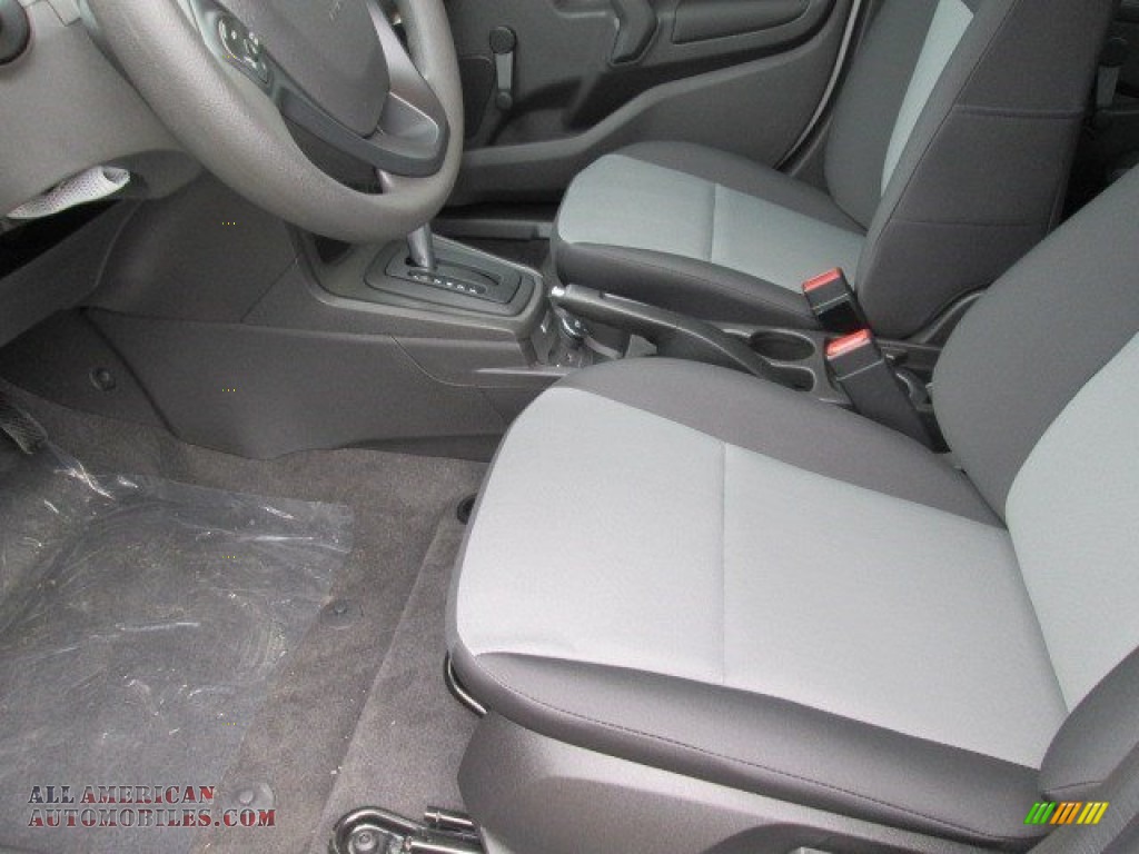 2015 Fiesta S Sedan - Ingot Silver Metallic / Charcoal Black photo #28