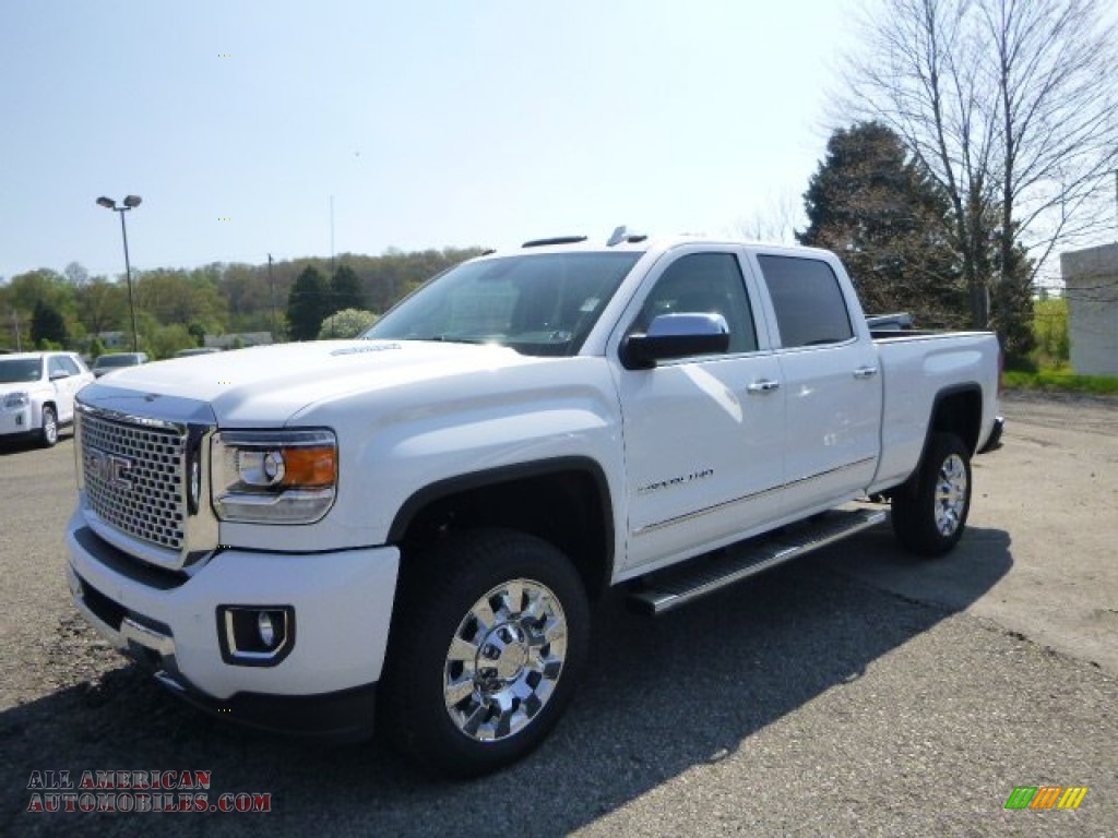 2015 Gmc Sierra 2500hd Denali Crew Cab 4x4 In Summit White 606748