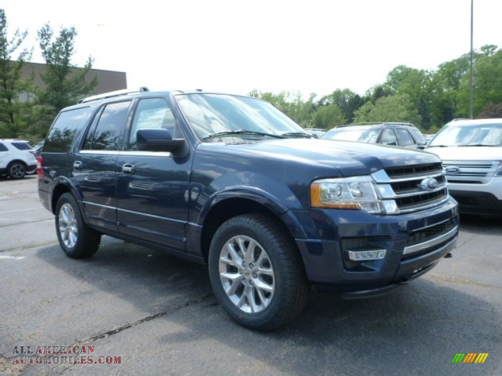 Blue Jeans Metallic / Ebony Ford Expedition Limited 4x4